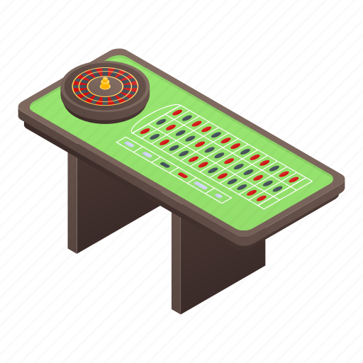 Cartoon, casino, house, isometric, money, roulette, table icon - Download on Iconfinder