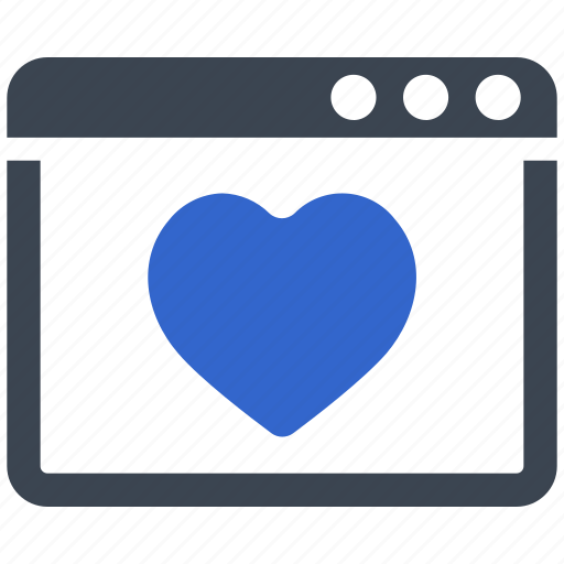 Charity, donation, website, heart, web page, favorite, love icon - Download on Iconfinder