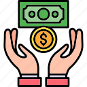 crowdfunding, finance, funding, gesture, hand, money, over