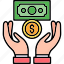 crowdfunding, finance, funding, gesture, hand, money, over 