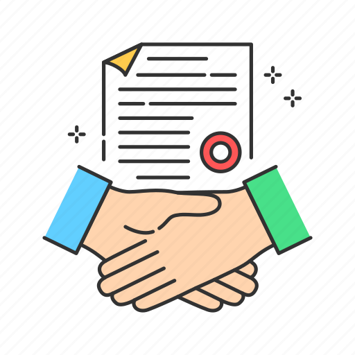 Agreement, business, contract, handshake icon - Download on Iconfinder