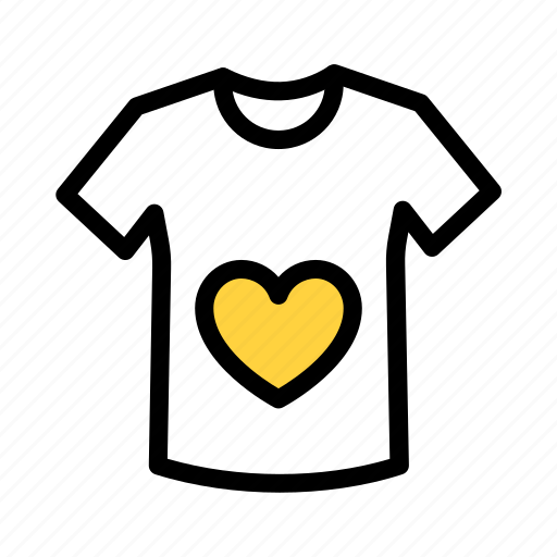 Shirt, heart, life, care, donation icon - Download on Iconfinder