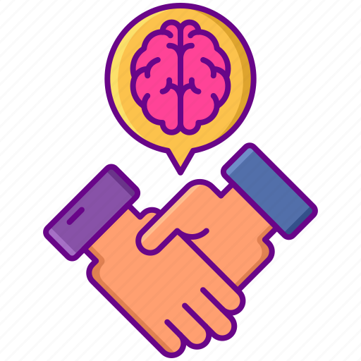 Brain, deal, handshake, pipr icon - Download on Iconfinder