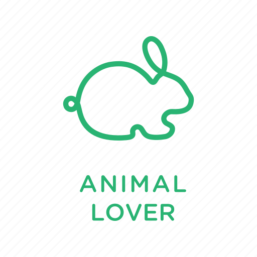 Animal lover, bunny, rabbit, vegan icon - Download on Iconfinder