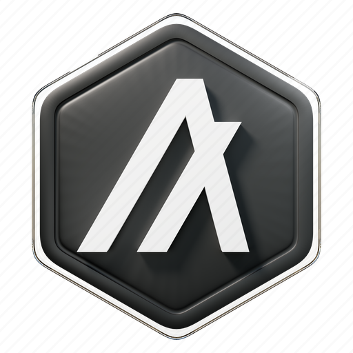 Algorand, badge, cryptocurrency, crypto, algo 3D illustration - Download on Iconfinder