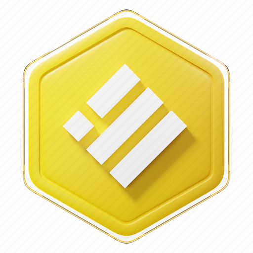 Badge, cryptocurrency, busd, binance usd, crypto 3D illustration - Download on Iconfinder