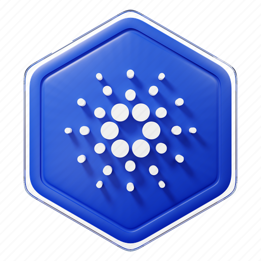 Cardano, badge, cryptocurrency, ada, crypto 3D illustration - Download on Iconfinder