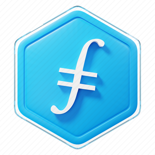 Filecoin, badge, fil, cryptocurrency, crypto 3D illustration - Download on Iconfinder