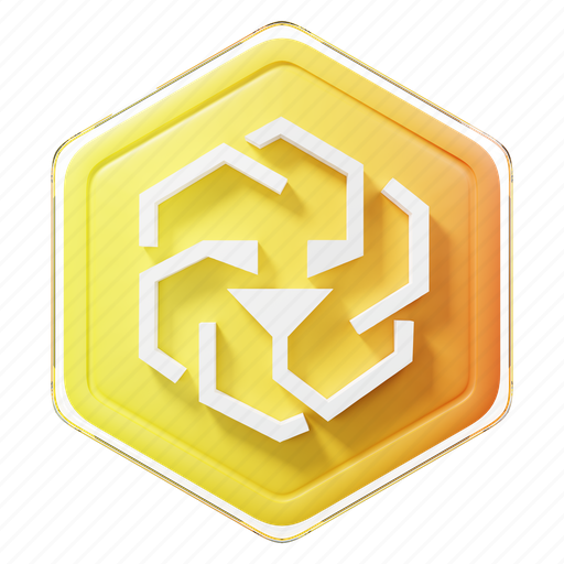 Badge, unus sed leo, leo, crypto, cryptocurrency 3D illustration - Download on Iconfinder