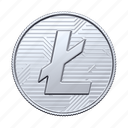 lite, crypto, coin, cryptocurrency, blockchain