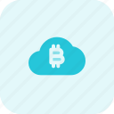 bitcoin, cloud, money, crypto, currency