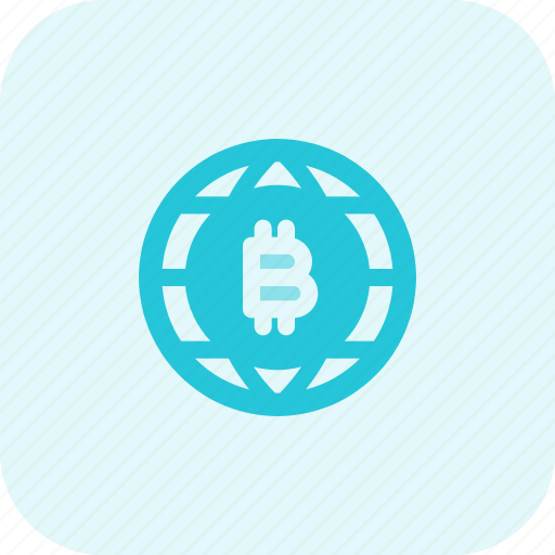 Bitcoin, globe, money, crypto, currency icon - Download on Iconfinder