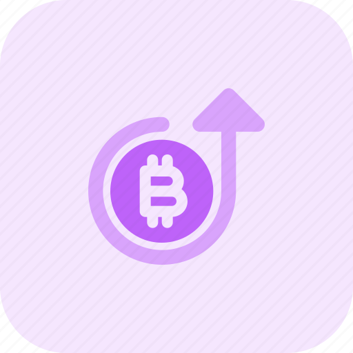 Bitcoin, growth, money, crypto, currency icon - Download on Iconfinder