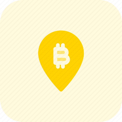 Bitcoin, pin, money, crypto, currency icon - Download on Iconfinder