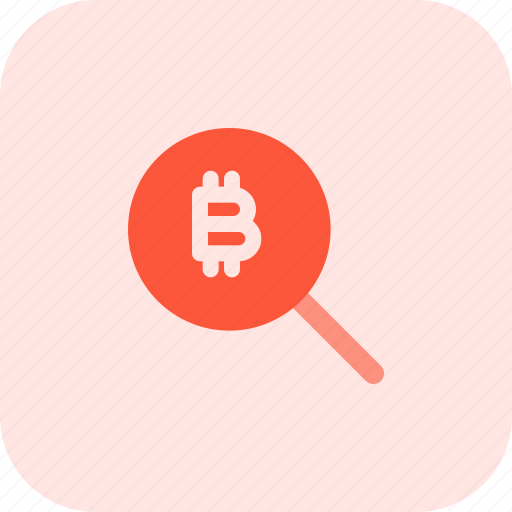 Bitcoin, search, money, crypto, currency icon - Download on Iconfinder
