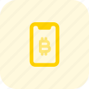 mobile, bitcoin, money, crypto, currency