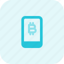 smartphone, bitcoin, money, crypto, currency