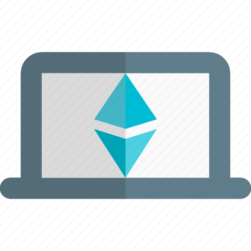 Laptop, ethereum, money, crypto, currency icon - Download on Iconfinder