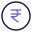 rupee, coin, currency, crypto, payment 