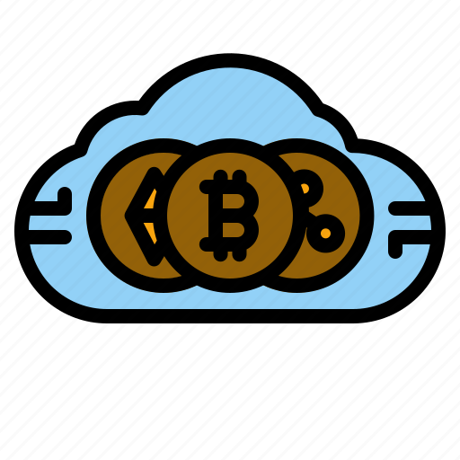 Cloud, storage, crypto, blockchain icon - Download on Iconfinder