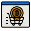 coin, bitcoin, shopping, online, website 