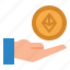 cryptocurrency, ethereum, digital, asset, money, coin 