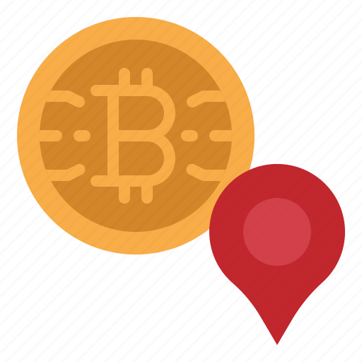 Location, bitcoin, address, cryptocurrency, account, digital icon - Download on Iconfinder