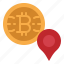location, bitcoin, address, cryptocurrency, account, digital 