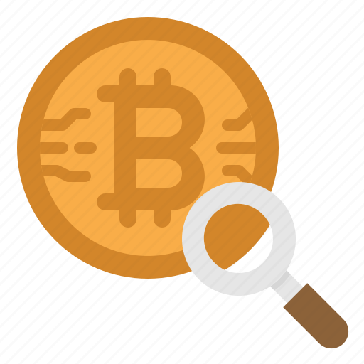 Search, bitcoin, cryptocurrency, investment, magnifer, coin icon - Download on Iconfinder