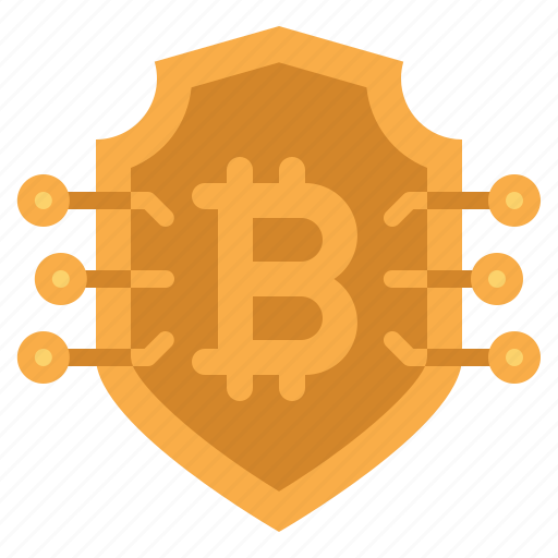Security, bitcoin, shield, currency, digital, crypto icon - Download on Iconfinder