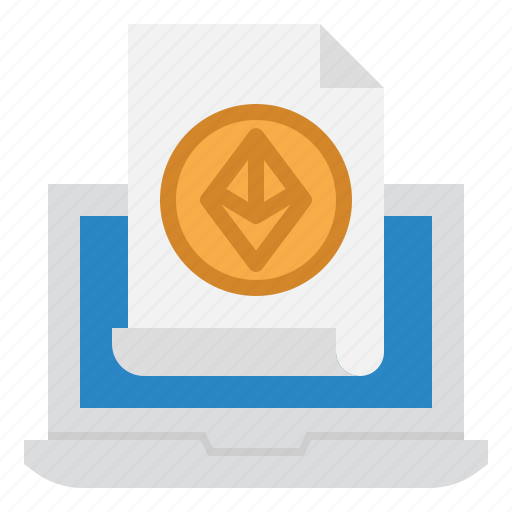 Smart, contract, ethereum, laptop, computer, cryptocurrency icon - Download on Iconfinder