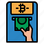 atm, bitcoin, cryptocurrency, money, cash, mechine 
