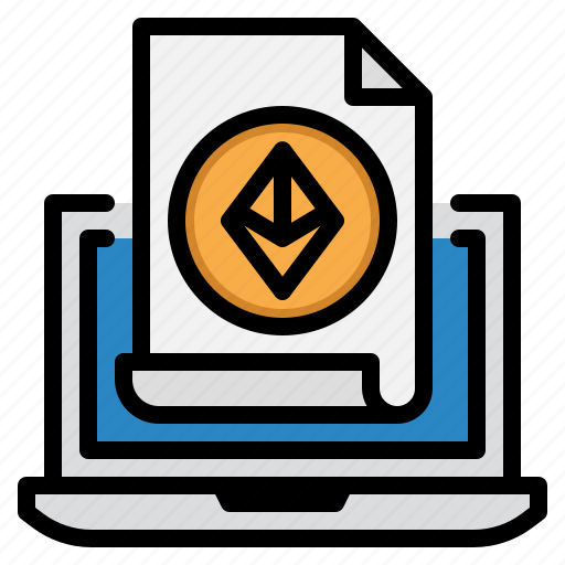 Smart, contract, ethereum, laptop, computer, cryptocurrency icon - Download on Iconfinder