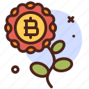 flower, finance, invest, crypto, bitcoin