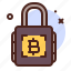 lock, finance, invest, crypto, bitcoin 