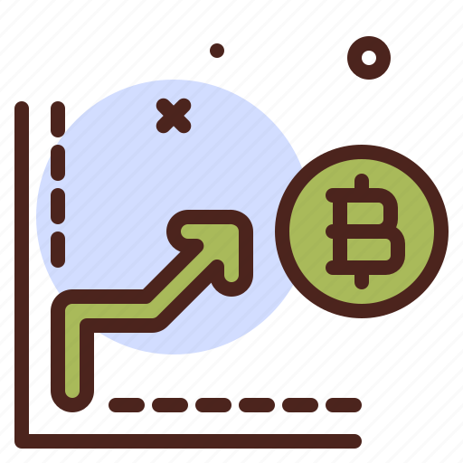 Stats, up, finance, invest, crypto, bitcoin icon - Download on Iconfinder