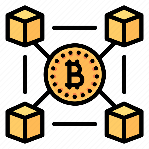 Bitcoin, blockchain, currency, crypto, block, cryptocurrency, chain icon - Download on Iconfinder
