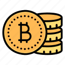 bitcoin, pile, coin, currency, crypto, cryptocurrency