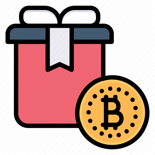 Bitcoin, present, gift, box, giveaway, currency, crypto icon - Download on Iconfinder