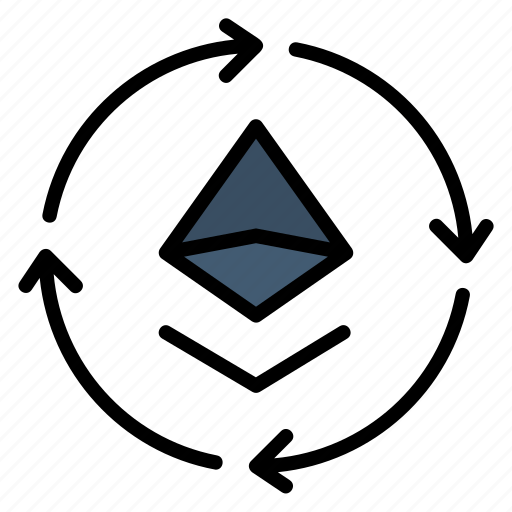 Exchange, currency, ethereum, crypto, coin, cryptocurrency icon - Download on Iconfinder