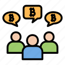 forum, bitcoin, currency, talk, conversation, comment, cryptocurrency, bubble, chat