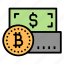 payment, method, bitcoin, money, card, cash, credit, dollar, cryptocurrency 