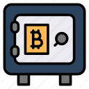 safebox, bitcoin, coin, money, safe, box, cryptocurrency, safety, saving