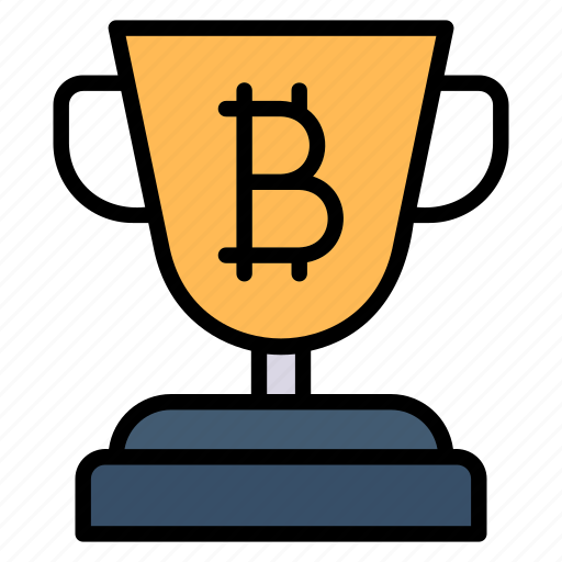 Trophy, bitcoin, currency, award, winner, victory, best icon - Download on Iconfinder