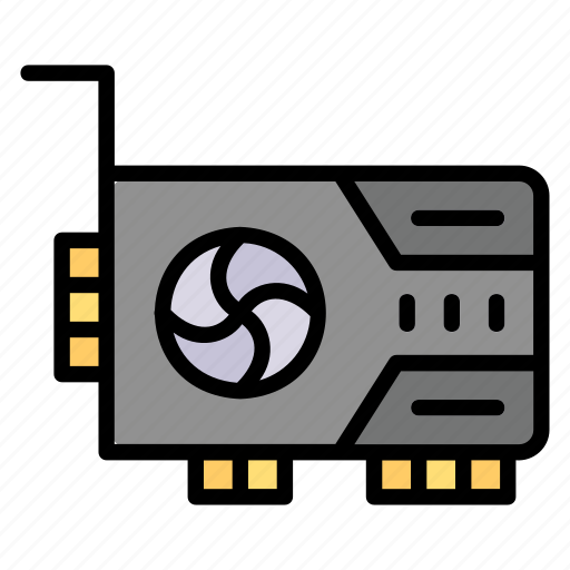 Videocard, vga, mining, computer, card, video, crypto icon - Download on Iconfinder