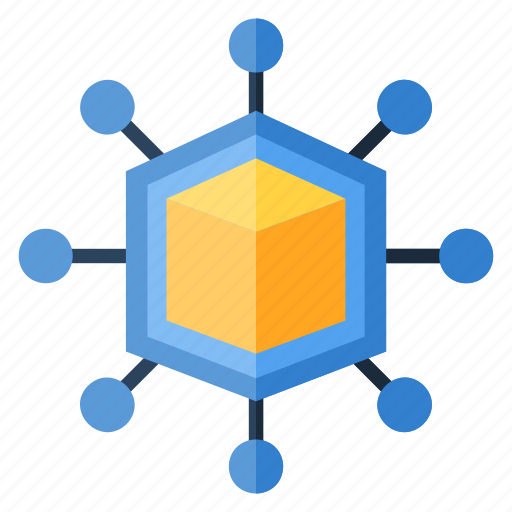 Blockchain, block, chain, currency, crypto, network, connection icon - Download on Iconfinder