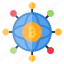 network, connection, online, globe, bitcoin, crypto, currency, cryptocurrency 