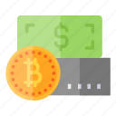 payment, method, bitcoin, money, card, cash, credit, dollar, cryptocurrency