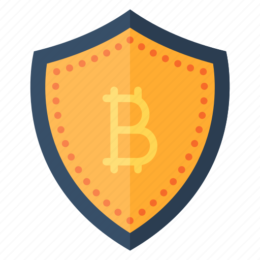 Protection, bitcoin, shield, security, currency, crypto, cryptocurrency icon - Download on Iconfinder