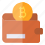 wallet, bitcoin, digital, money, currency, crypto, cryptocurrency, deposit 
